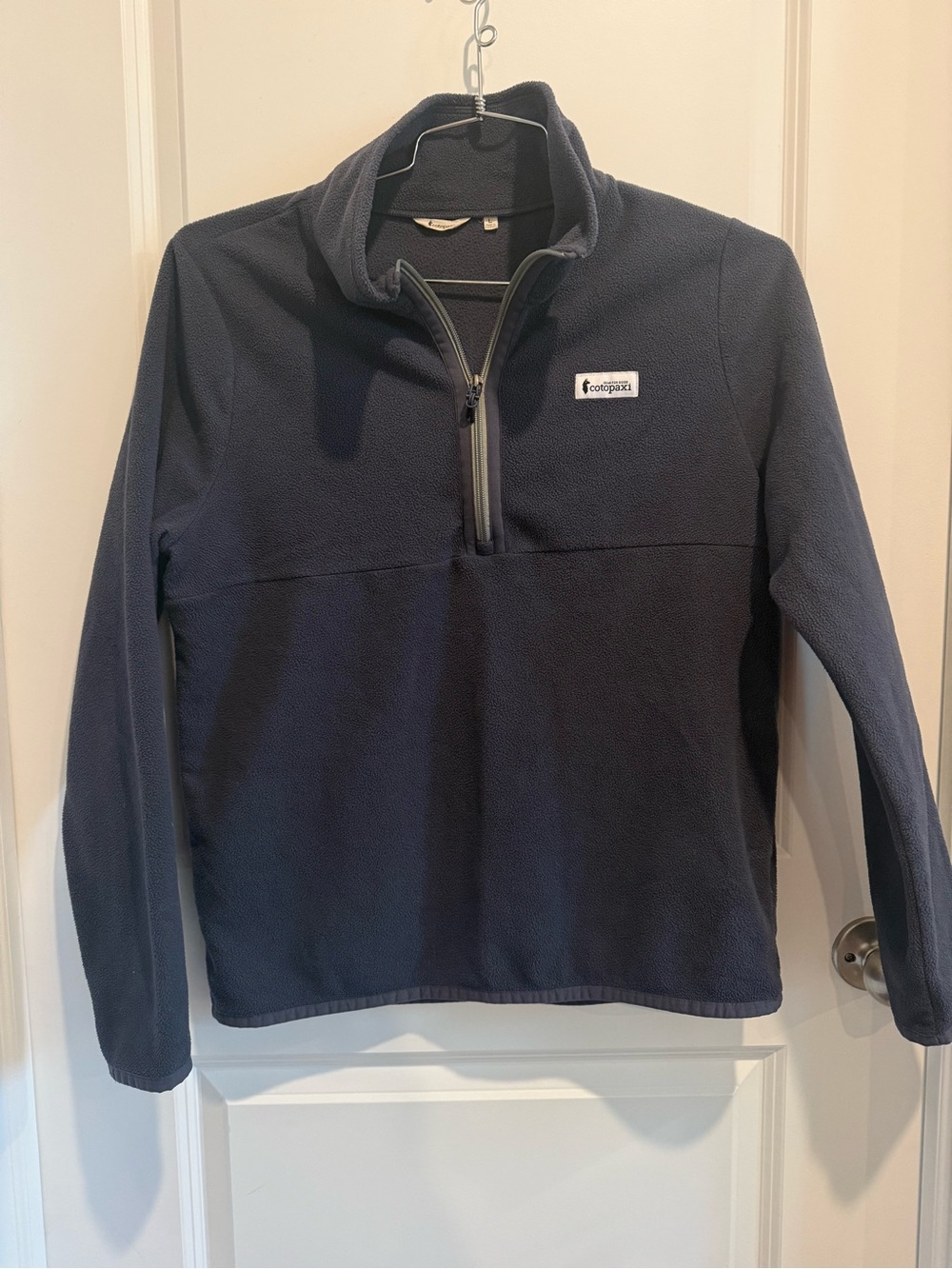cotopaxi Navy Women's Quarter-Zip Fleece Pullover